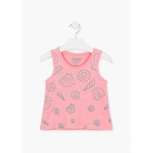 Pink Seashell Kids Tank Top